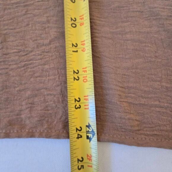 Tangerine Womens Tan Oversized Kimona Style Sleeve Top - Picture 7 of 9